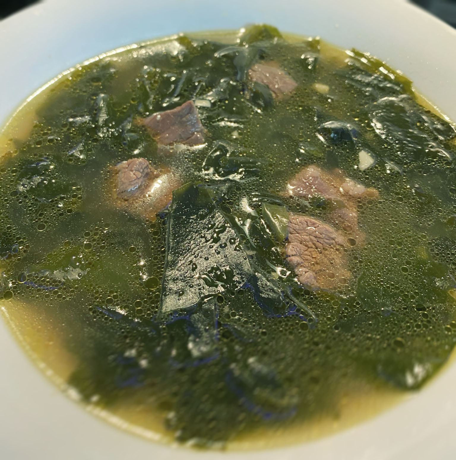 Korean seaweed soup