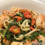 Shrimp and Tomato Basil Garlic Pasta