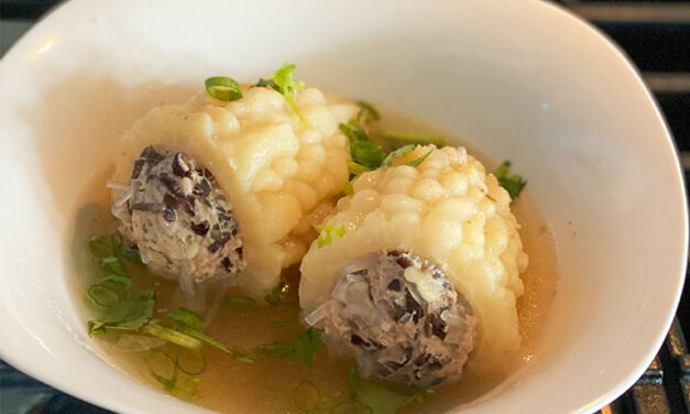 White Bittermelon Stuffed Pork Soup